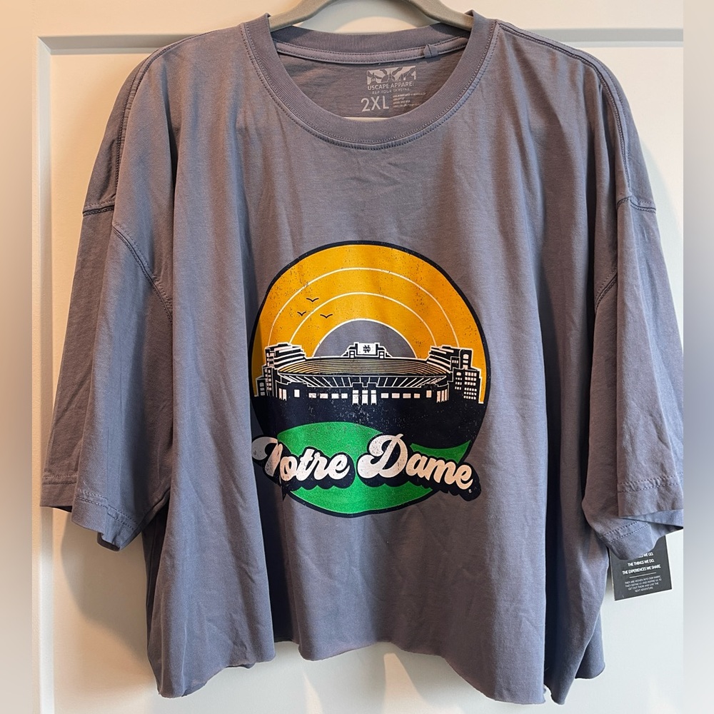 BRAND NEW Notre Dame Crop T-Shirt